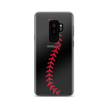 Load image into Gallery viewer, Softball Stitch Samsung Case - Clear
