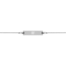 Load image into Gallery viewer, Engraved Bar Chain Bracelet - Right Field
